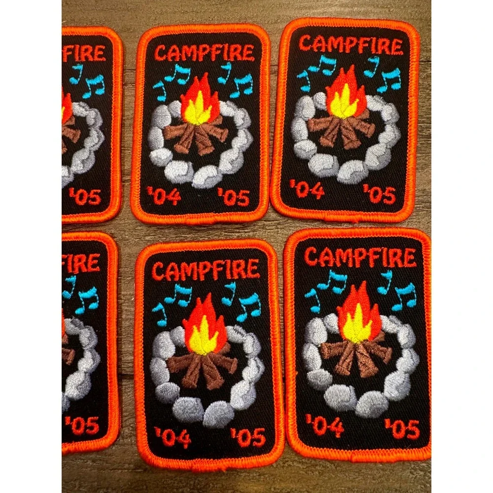 Vintage Girl Scouts GSSJC Campfire '04 '05 Event Patch Lot of 10 Collectible